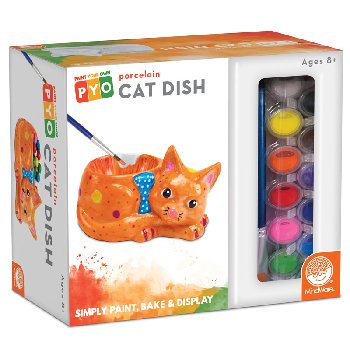 Paint Your Own Porcelain Cat Dish
