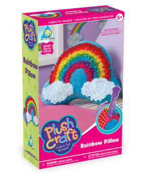 PlushCraft Rainbow Pillow