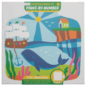 Colorific Canvas Paint-by-Number Kit - Tiny Treasures
