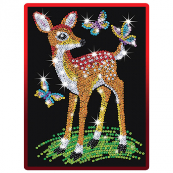 Sequin Art Red Fiona Fawn