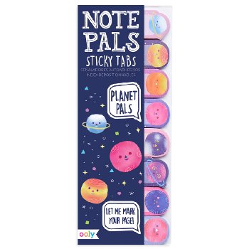 Note Pals Sticky Tabs - Planet Pals