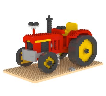 Mini Building Blocks: Tractor (443 pieces)