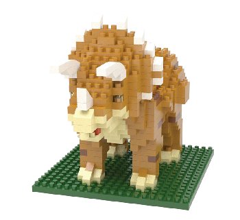 Mini Building Blocks: Triceratops (418 pieces)