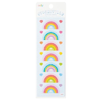 Stickiville Skinny - Rainbow Love (Holographic Glitter) 2 sheets