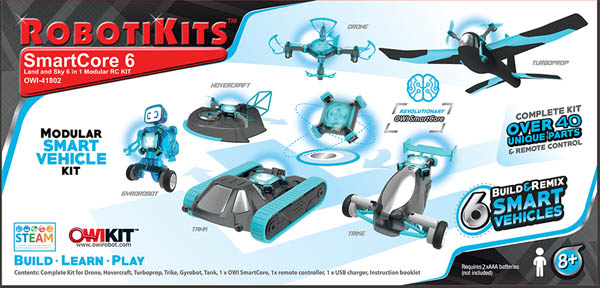 Three Land Vehicles and Three Sky Vehicles Details about   SmartCore 6 Separate Models RC Kit