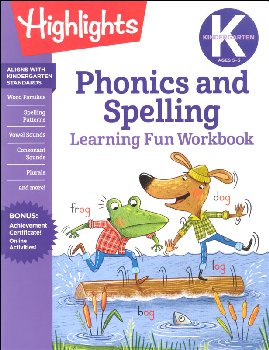 Kindergarten Success Phonics and Spelling Workbook