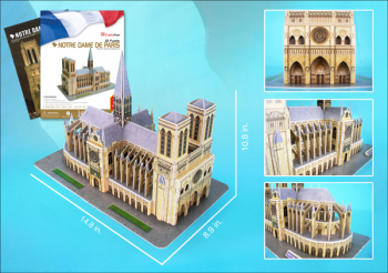 Notre-Dame de Paris 3-D Puzzle