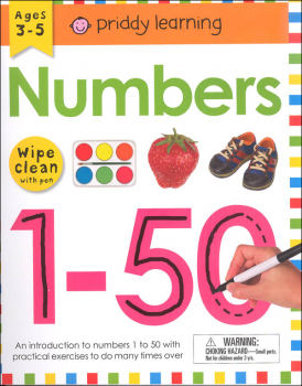 Numbers 1-50 Wipe Clean Workbook