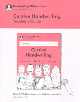 Cursive Handwriting Teacher's Guide | Handwriting Without Tears ...