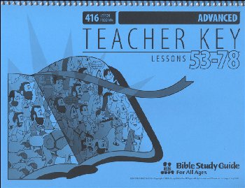 Advanced Teacher Key for Lessons 053-78