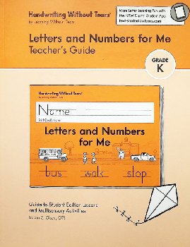 Letters and Numbers for Me Teacher's Guide