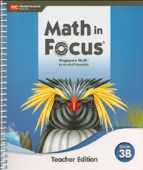 Math in Focus 2020 Teacher Edition Volume B Course 3