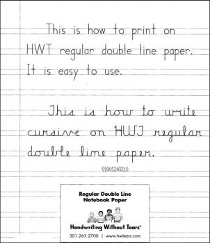 Regular Double Line Notebook Paper (ream)