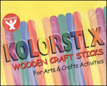 Craft Sticks (colored) box of 500