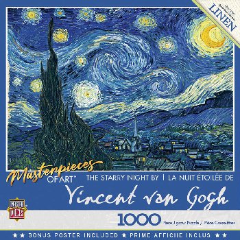 Starry Night Masterpieces Puzzle (1000 piece)