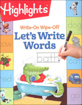 Highlights Write-On Wipe-Off Let's Write Words