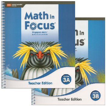 Math in Focus 2020 Teacher Edition Set Course 3