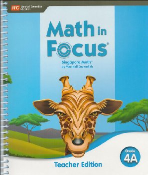 Math in Focus 2020 Teacher Edition Volume A Grade 4