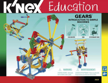 Intro to Simple Machines STEM Gears Set 198 Pcs unused open K'NEX Education 