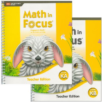 Math in Focus 2020 Teacher Edition Set Grade K