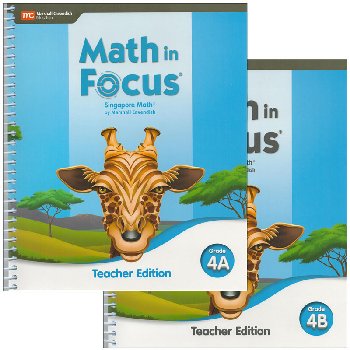 Math in Focus 2020 Teacher Edition Set Grade 4