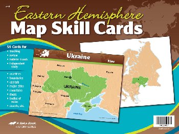 Eastern Hemisphere Map Skill Cards