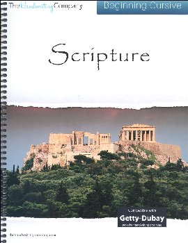 Scripture Character Writing Worksheets Italic Style Beginning Cursive