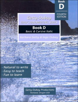 Getty-Dubay Italic Handwriting Series Book D Fourth Edition