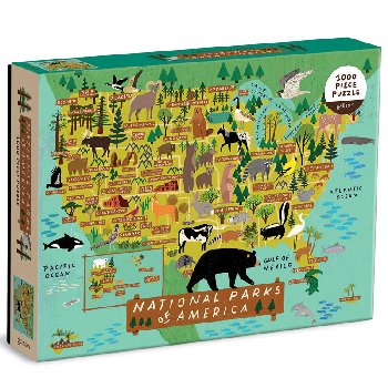 National Parks of America Puzzle (1000 pieces)