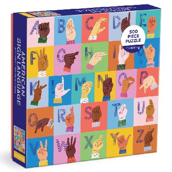 American Sign Language Alphabet Puzzle (500 pieces)