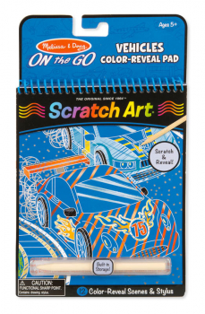 Scratch Art Color-Reveal Pad - Vehicles