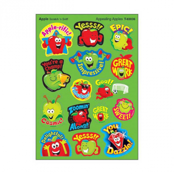 Scratch 'n Sniff Stinky Stickers - Appealing Apples