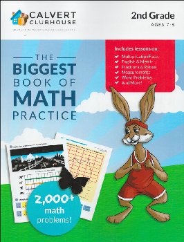 Calvert Clubhouse: Biggest Book of Math Practice for 2nd Grade