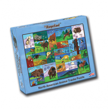 North American Animal Tracks Puzzle (250 pcs)