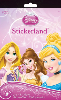 Disney Princess Stickerland Pad - 4 Page