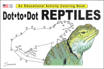 Dot-to-Dot Reptiles Activity Book