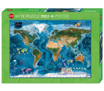 Satellite Map 2000 Piece Puzzle