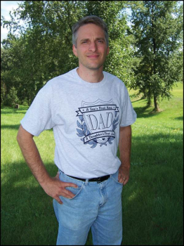 Dad T-Shirt X-Large (Birch w/ Navy Logo)