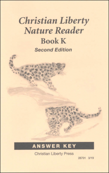 Nature Reader Book K Answer Key Second Edition