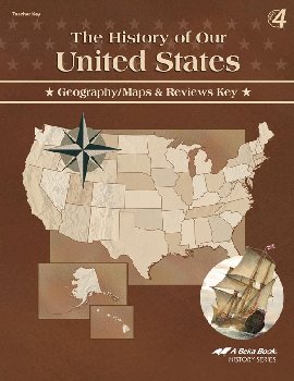History of Our United States Maps and Reviews Key