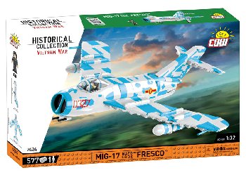 MIG-17 NATO code "Fresco" - 577 pieces (Vietnam War)