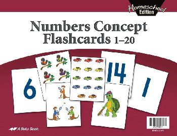 Numbers Concept (1-20) Flashcards