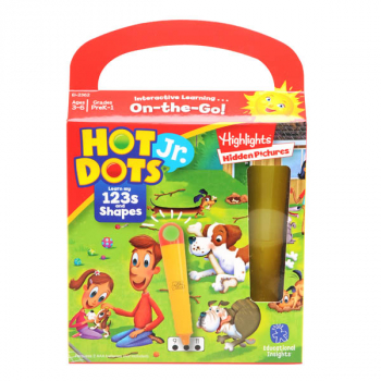 Hot Dots Jr. Highlights On-The-Go! Learn My 123's and Shapes Set