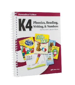Phonics, Reading, Writing, Numbers K4 Curriculum Lesson Plans