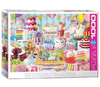 Birthday Party Cakes 1000-piece Jigsaw Puzzle