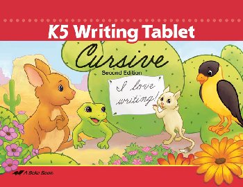 K5 Writing Tablet Cursive Bound Book