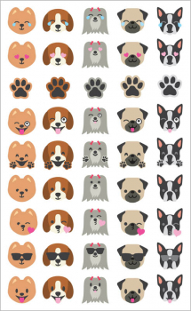 Dog Emotion Stickers