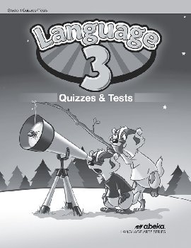 Language Arts 3 Quizzes/Tests (5th Edition)
