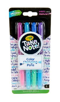 Crayola Take Note! Color Changing Highlighter Pens (4 count)