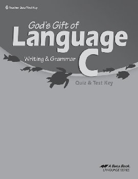 God's Gift of Language C Quizzes/Tests Key (3rd Edition)